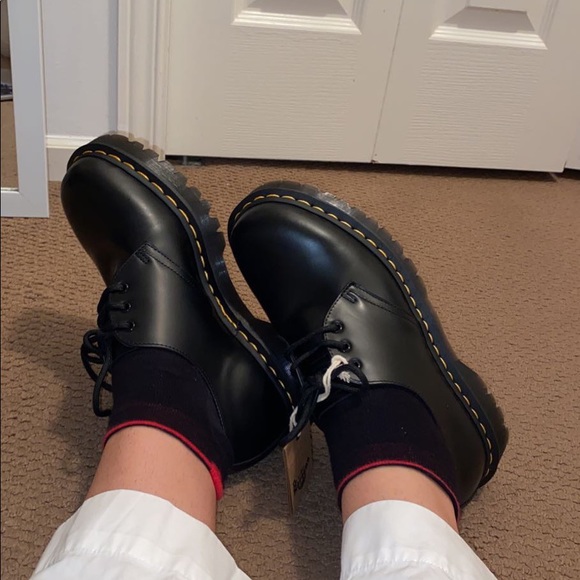 doc marten 180 low doc marten leather shoes - Picture 5 of 6